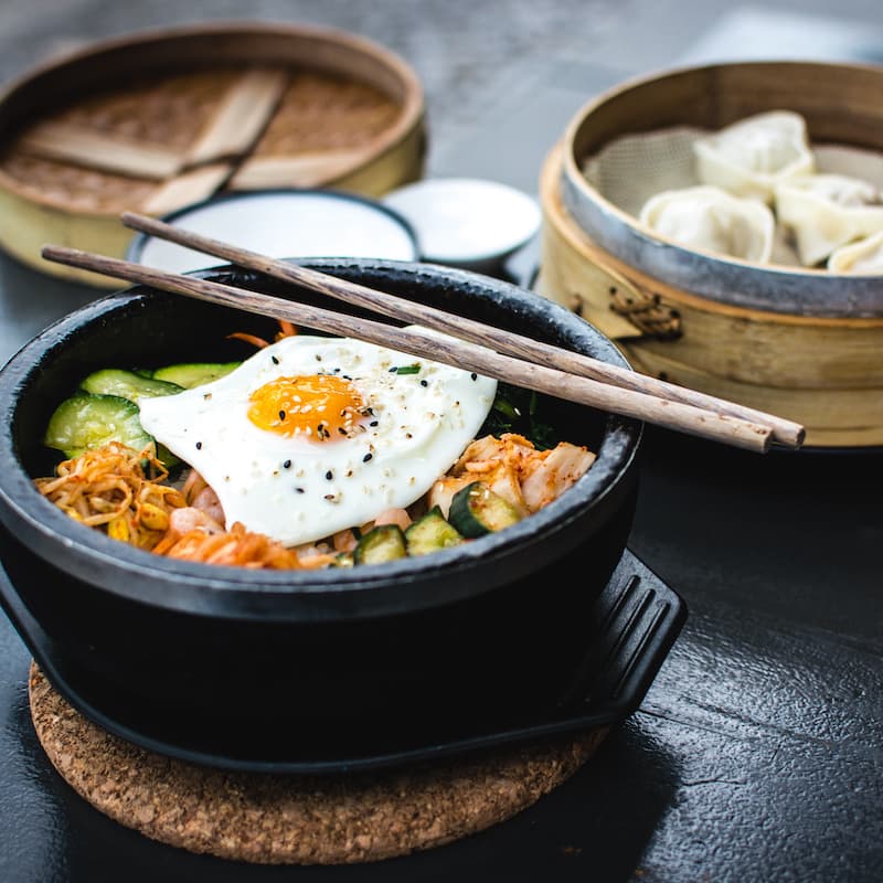 Image of beautifully arranged food