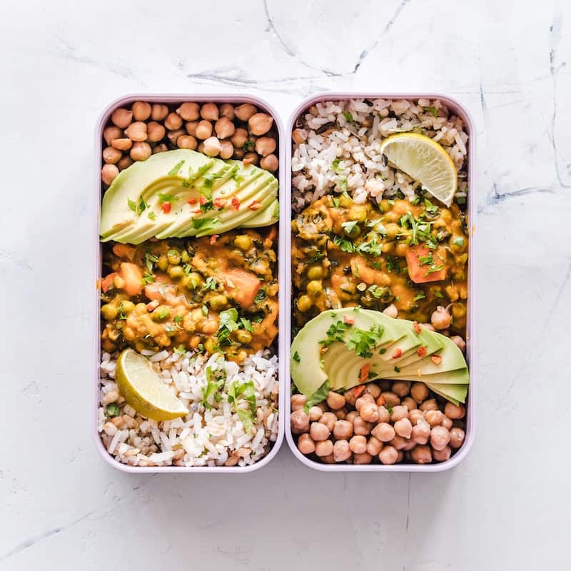 Image of beautifully arranged food