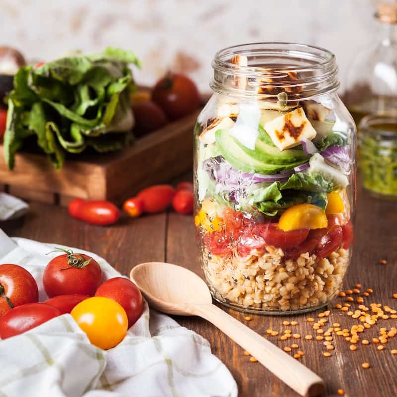 Image of beautifully arranged food